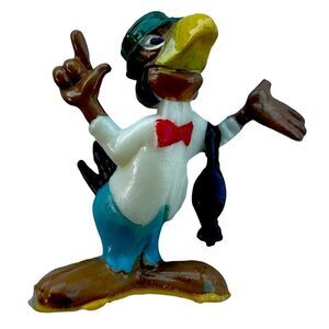 Louis Marx Disneykins JOSE CARIOCA Tinykin Miniature Disney Plastic Figure 1960s
